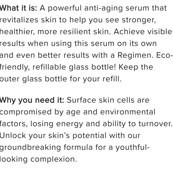 Rodan + Fields Total RF Serum, face samples x11 - Picture 4 of 4